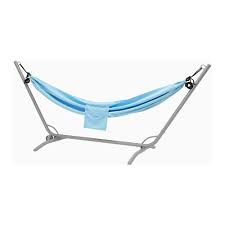 Garo Riso Hangmat Met Standaard Grijs Lichtblauw Ikea Ikea Garden Furniture Rattan Effect Garden Furniture Hammock