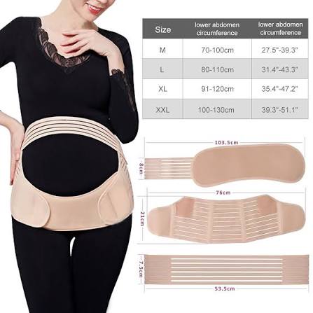 Cinturón de soporte para el embarazo XL - Faja abdominal para el embarazo que alivia el dolor de espalda, pelvis y cadera | Compra ahora con envío internacional exprés | GoSupps.com