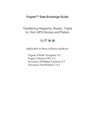 fugawi data exchange guide manualzz com