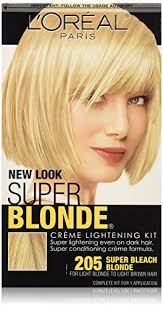 Always apply bleach first to the parts that are the darkest or the brassiest so that they get. Amazon Com L Oreal Paris Super Blonde Creme Lightening Kit 205 Light Brown To Light Blonde Hair Highlighting Products Beauty