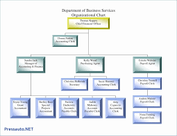 Sample Organizational Chart Accounting Department Www