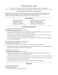 cna resume examples skills for cnas monster com