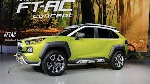 With the 'future toyota adventure concept' comes versatility for living an active lifestyle, allowing an innovative integrated bike rack that retracts, that can be securely hidden in a few seconds. Toyota Announces New Small Suv With Optional Awd Is In The Works