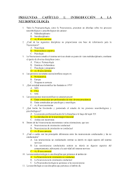Examen 2 Julio 2017 Preguntas Y Respuestas Neuropsicologia Studocu