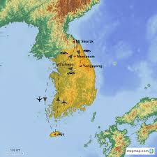 The province comprises jeju isl. Stepmap South Korea Jeju Nami Island Yongpyong Seoul Landkarte Fur South Korea