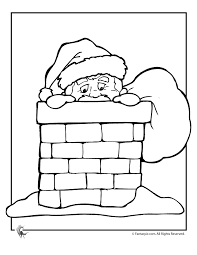 Donut coloring pages are so much fun and super yummy. Santa In Chimney Coloring Page Woo Jr Kids Activities Santa Coloring Pages Easter Coloring Pages Xmas Drawing