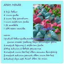 Apam Mekar Asian Snacks Floral Background Cake Cookies