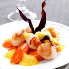 Carottes Glacees Ecume De Carotte Au Gingembre Et Saint Jacques De Ruben Sarfati Food Homemade Recipes Food Inspiration