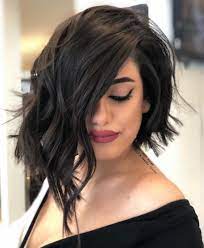 Piece Y Asymmetrical Bob For Medium Thick Hair In 2020 Asymmetrical Bob Haircuts Medium Hair Styles Asymmetrical Hairstyles
