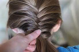 fishtail braid braided hairstyles updo haar styling frisuren