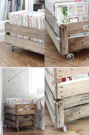 deco diy 4 projets avec des caisses en bois decoraciones de casa revisteros cajas de madera