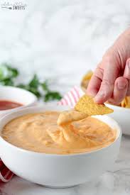 Real Cheese Queso Dip A Creamy And Supremely Cheesy Queso Dip Made With Real Cheddar Cheese Serve With Tortilla Queso Dip Tortilla Chip Recipe Queso Cheese