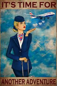 When questioned by fbi agents and still unable to piece the night together, she begins to wonder if she could be the killer. Flight Attendant It S Time For Another Adventure Poster