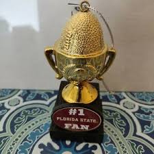We collect stories from curated and verified news agencies. Florida State 1 Fan Heavy Gold Trophy Cup Ornament Seminoles Ebay