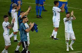 Argentina's score is shown first in each case. Argentina National Team Player Database Updated Full Caps Goals More Mundo Albiceleste