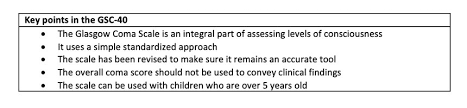 This is important for medical staff as gcs7 = e1v3m4 and gcs7 = e2v1m4 could indicate different treatments or diagnoses. Gcs 40 Glasgow Coma Scale Updates Standardize Stimulation Response