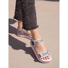 ▷ Sandalias tiras velcro D.Franklin Blanco