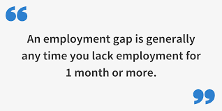 an employment gap resume