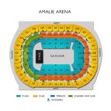 Amalie Arena Seating Chart Concert Www Bedowntowndaytona Com