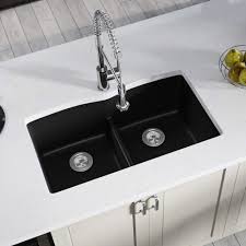 double bowl undermount kitchen sink