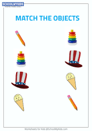 Check spelling or type a new query. Matching Objects Objects Picture Matching Worksheets For Preschool Kindergarten Grade General Awareness Worksheets Schoolmykids Com