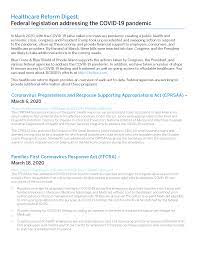The free testing sites booking dates are too far out for me. Healthcare Reform Digest Federal Legislation Addressing The Covid 19 Pandemic Blue Cross Blue Shield Of Rhode Island