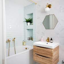 You can store all your towels on a single piece, and it doesn't take up too much space we've seen some beautiful and functional ideas for small bathroom designs. Small Bathroom Ideas 43 Design Tips For Tiny Spaces Whatever The Budget