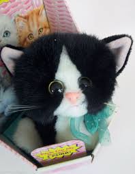 Black And White Cat Stuffed Animal Kitty Kitty Kittens Purr Plush Stuffed Tyco 1992 Black White Soft Cuddly Cat New Kittens Kitty Cuddly