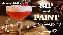 Sip and Paint at the Speakeasy