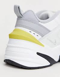 The nike m2k tekno is releasing in a few color options for fall and the latest showcasing comes highlighted in 'half blue'. Nike M2k Tekno Sneaker In Platinum Asos