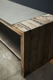 Beton Bank Sideboard Esstisch Eiche Haus Interieu Design Holz