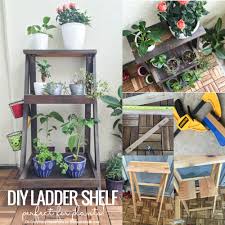 Maybe you would like to learn more about one of these? Remodelaholic Tutorial How To Build A Ladder Plant Stand