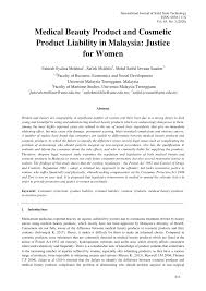 Maybe you would like to learn more about one of these? Pdf Medical Beauty Product And Cosmetic Product Liability In Malaysia Justice For Women