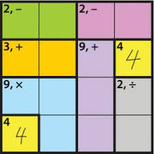 Solving a 5x5 kenken puzzle. Puzzles Introducing Kenken Puzzles Elementary Math