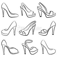 Shoes Vector Illustration Shoe Design Sketches Shoes Vector Fashion Art Illustration