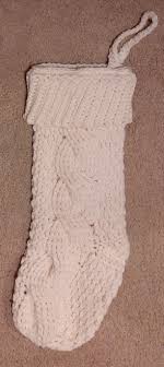 No need to register, buy now! Traditional Handmade Crochet Christmas Cable Stocking Cream Skerb S Wares Online Store Powered By Storenvy