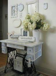 Singer Vintage Sewing Table Antique Sewing Machines Sewing Machine Table Redo