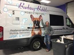 Frequent requests for services include bath and brush, trim, puppy cut, breed. Barking Bubbles Mobile Pet Spa 22 Recommendations