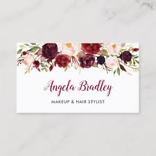 Watercolor floral facebook cover photos. Watercolor Burgundy Floral Facebook Instagram Logo Business Card Business Card Branding