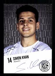Simon Khan Autogrammkarte VFR Garching 2019-20 Original Signiert