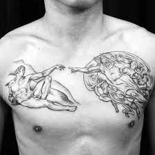 Form tattoo shape tattoo tattoo life archangel michael tattoo st michael tattoo michael angelo tattoo neue tattoos body art tattoos sleeve tattoos. 60 The Creation Of Adam Tattoo Designs For Men Michelangelo Painting Ideas Tattoo Designs Men Tattoos Tattoos For Guys