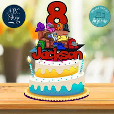 Please note that although the templates are for 3oth cupcake toppers you can change the number 30 to any number. Printable Red Among Us Birthday Cake Topper Template Diy Bobotemp