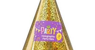 Woolworths Party Costume Hats Holographic 8 Pack Woolworths Costume Party Costume Hats Party Entertainment