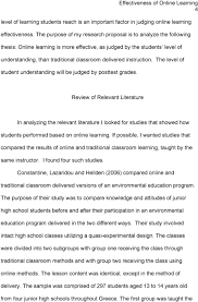 You must provide a critical review of existing theories, which are. Research Proposal Evaluating The Effectiveness Of Online Learning As Opposed To Traditional Classroom Delivered Instruction Mark R Pdf Free Download