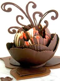 How To Make A Snazzy Chocolate Dessert Cup For All Your Cake Decorating Supplies Please Visit Craftco Chocolate Garnishes Chocolate Desserts Chocolate Bowls