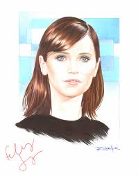 Felicity Jones from Rogue One: A Star Wars Story 11x14 Original Color