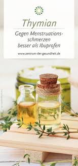 Pin Auf Thymian Gegen Magen Darm Beschwerden Und Mensstruations Beschwerden