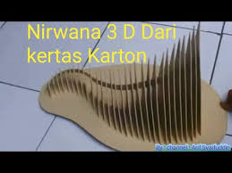 Nirmana ini terbuat dari bahan yang dinamakan daluang. Nirmana 3 D Dari Kertas Karton Youtube