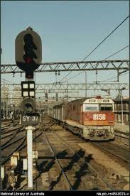 Sra 81 Class Locomotive Sydney Yard Old Trains Train New South Wales