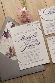 Gorgeous Wedding Invitations Modwedding Wedding Invitation Cards Purple Wedding Invitations Wedding Invitation Design